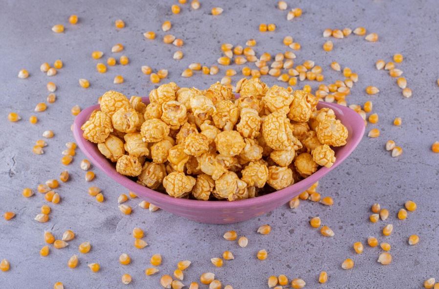 caramel corn recipe no bake
