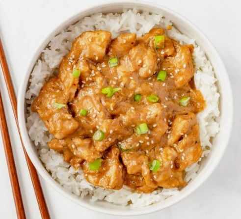 recipe for chinese peanut butter chicken