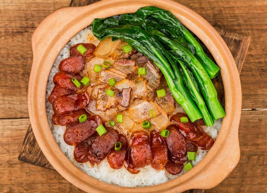pork steamed rice dimsum style recipe